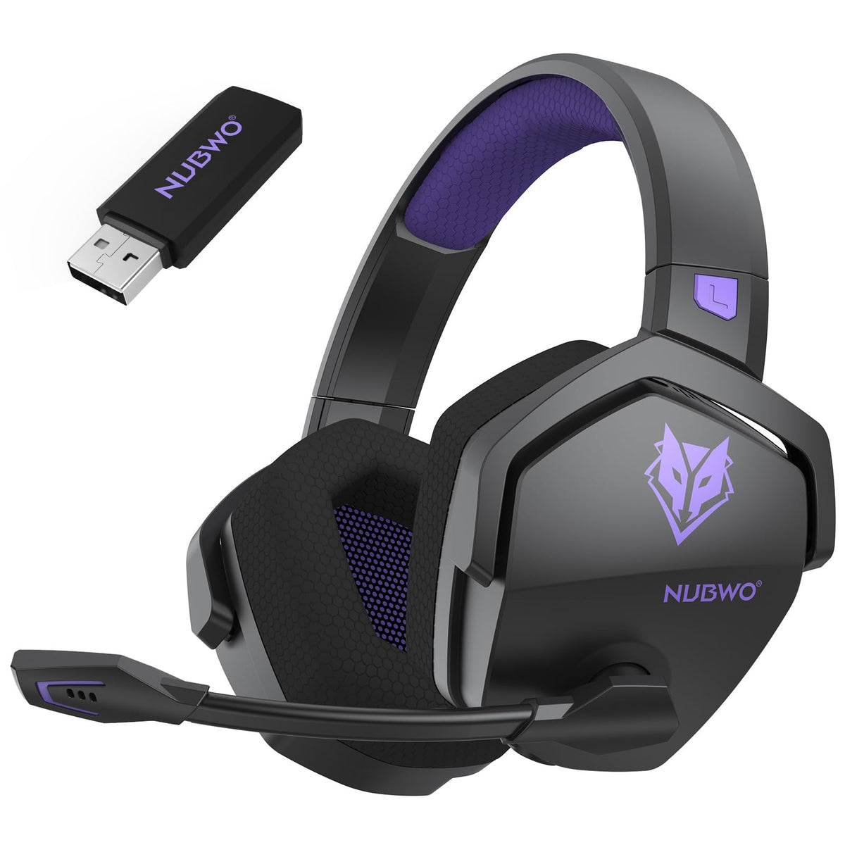 NUBWO G06 Wireless Gaming Headset with Mic
