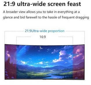 UltraWide Curved Monitor for Work, Gaming & Desk setups
