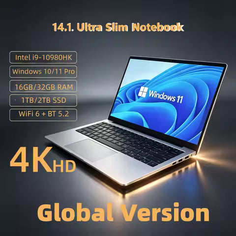 Intel Core i9-10980HK Laptop - Angle/Side View