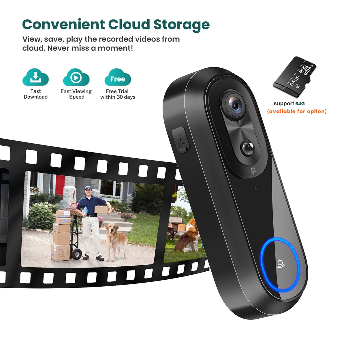 Smart WiFi Video Doorbell