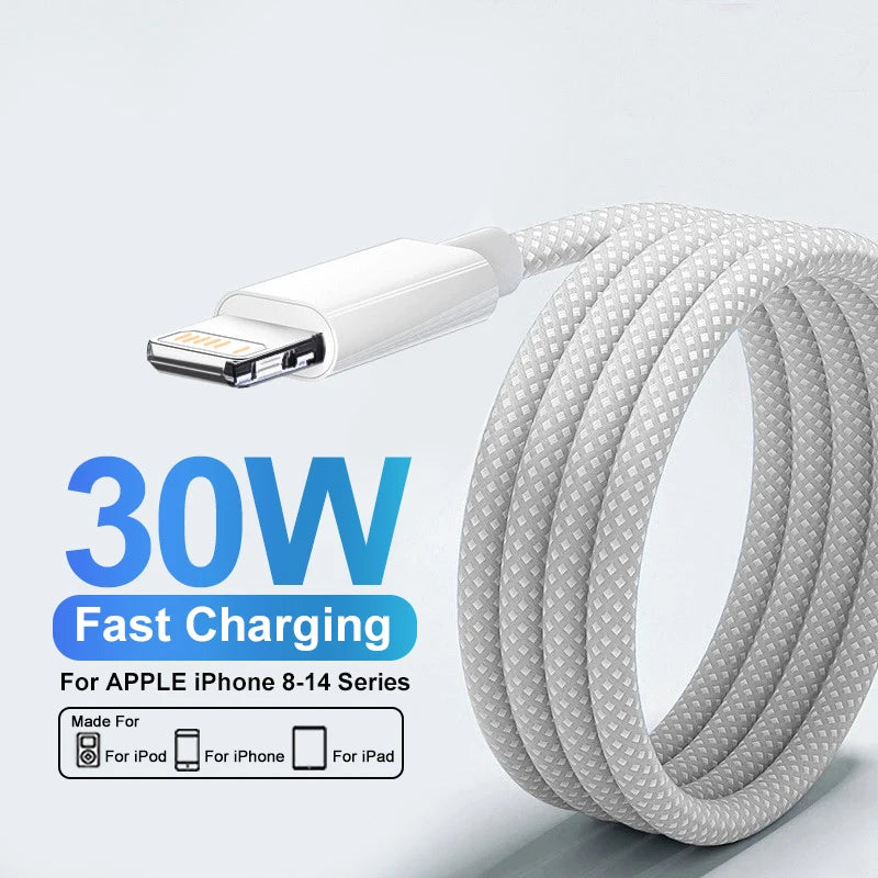 30W Fast Charging Cable for iPhone