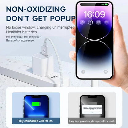 30W Fast Charging Cable for iPhone