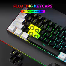 Portable Wired Mini Mechanical Keyboard K61 - Side Profile
