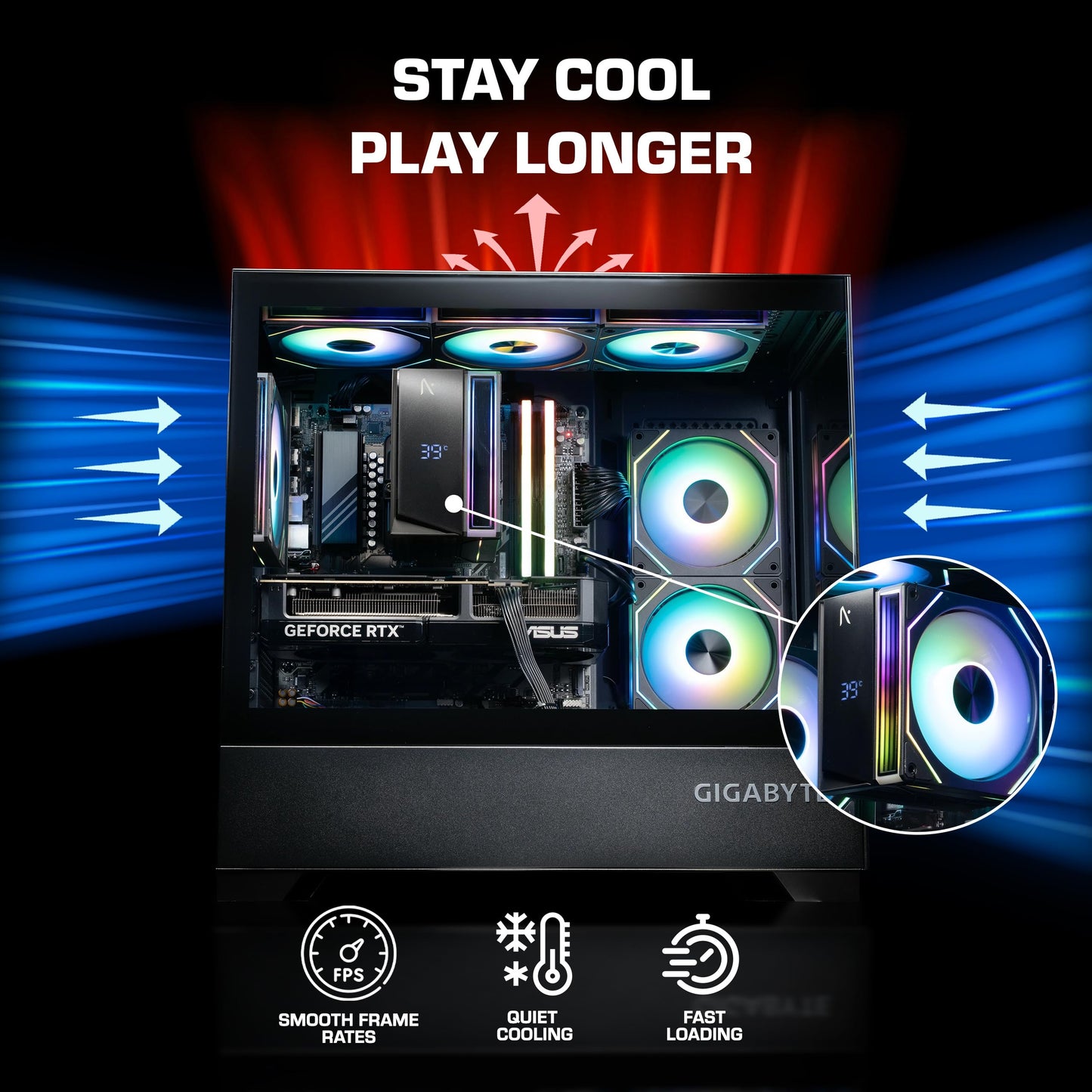 Aftershock Chamber RTX 5070 Gaming PC
