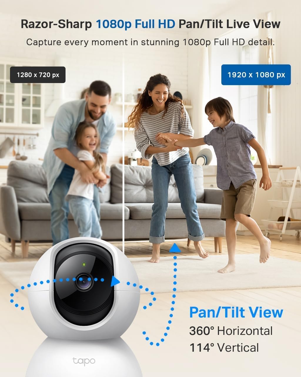 TP-Link Tapo TC70 Pan/Tilt Indoor Wi-Fi Camera