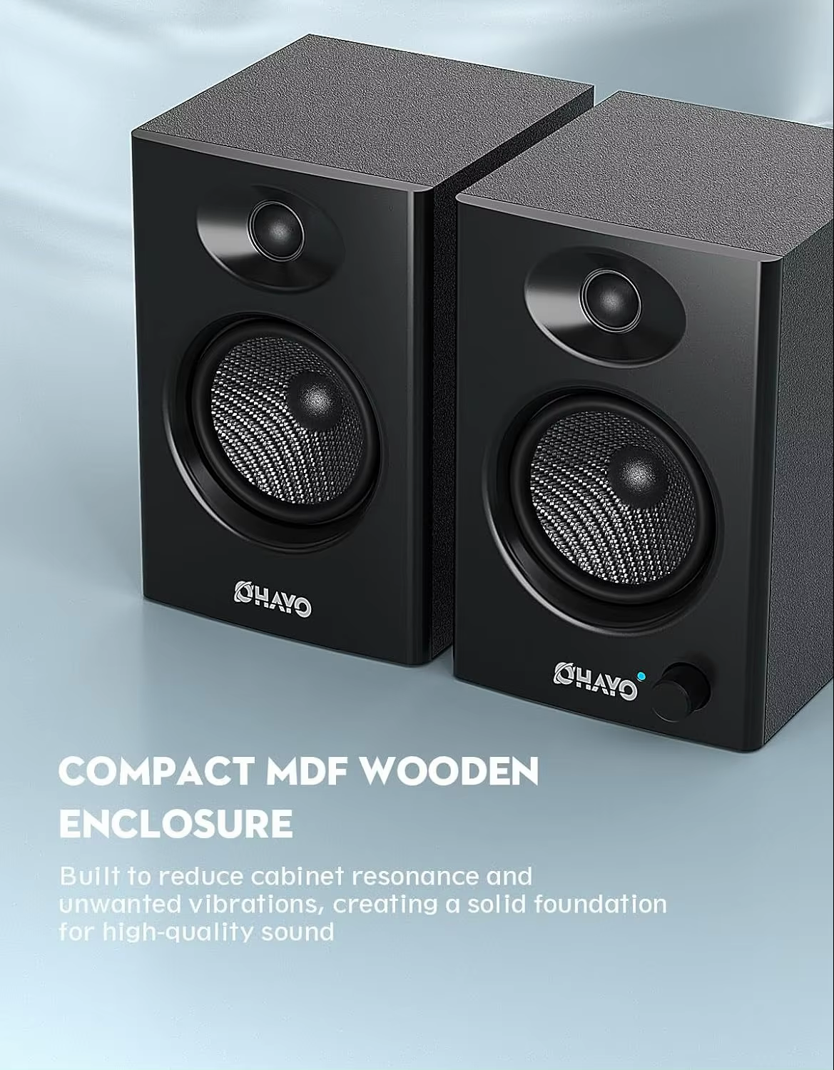 Ohayo 60W Bluetooth 5.3 Desktop Speakers