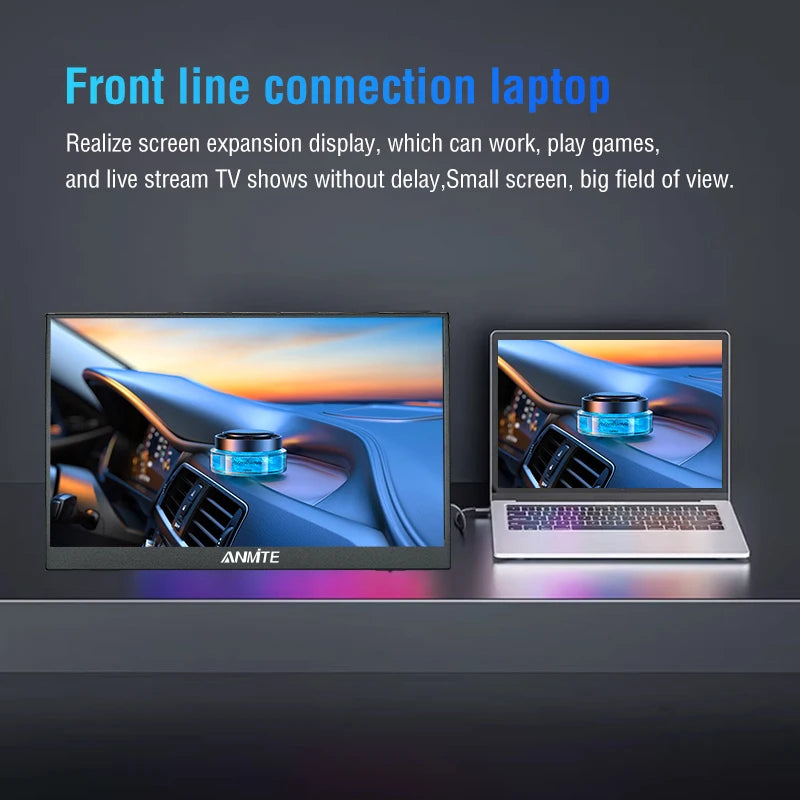 Anmite 16-Inch Portable 1200P HDR Monitor