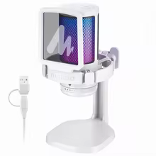 MAONO DGM20 USB Gaming Microphone for PC with RGB Light Noise Reduction Tap-to-Mute Gain Control for Discord Streaming Podcast