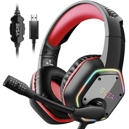 EKSA E1000 USB Gaming Headset with Mic