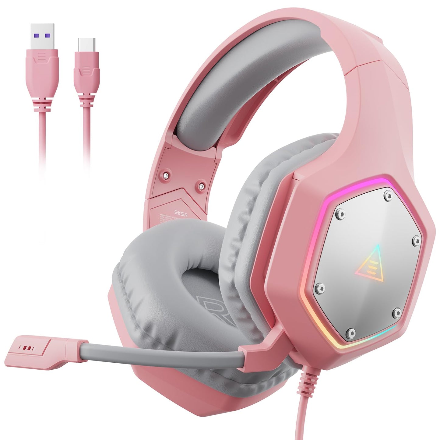 EKSA E1000 USB Gaming Headset with Mic