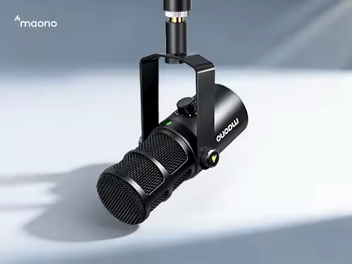 MAONO DGM20 USB Gaming Microphone for PC with RGB Light Noise Reduction Tap-to-Mute Gain Control for Discord Streaming Podcast