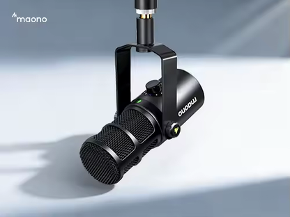 MAONO DGM20 USB Gaming Microphone for PC with RGB Light Noise Reduction Tap-to-Mute Gain Control for Discord Streaming Podcast