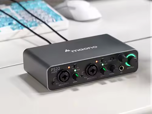 MAONO DGM20 USB Gaming Microphone for PC with RGB Light Noise Reduction Tap-to-Mute Gain Control for Discord Streaming Podcast