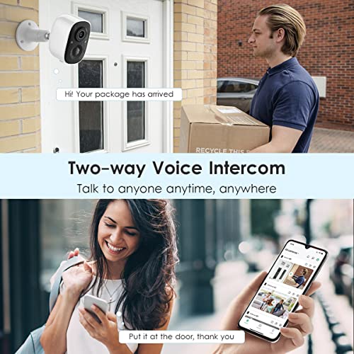 GMK CG6 2K Wireless Outdoor Camera 4-Pack