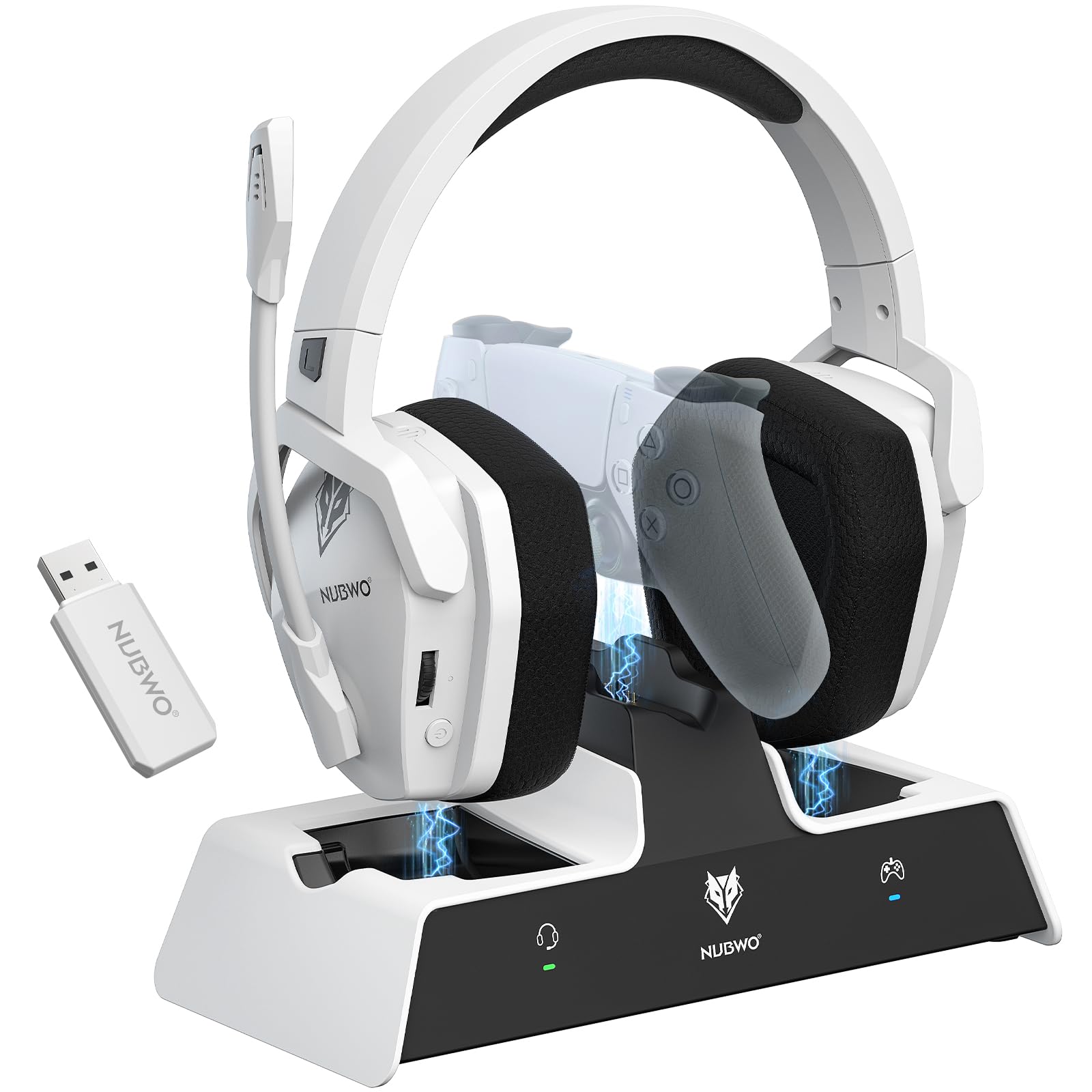 NUBWO G06 Wireless Gaming Headset with Mic