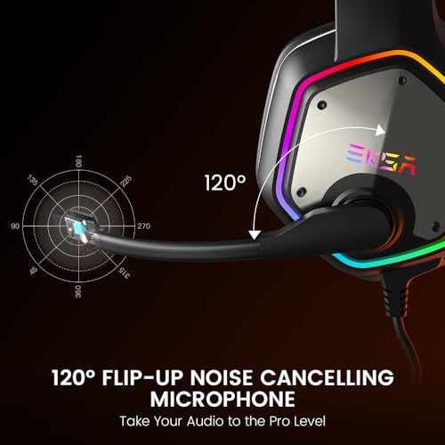 EKSA E1000 USB Gaming Headset with Mic